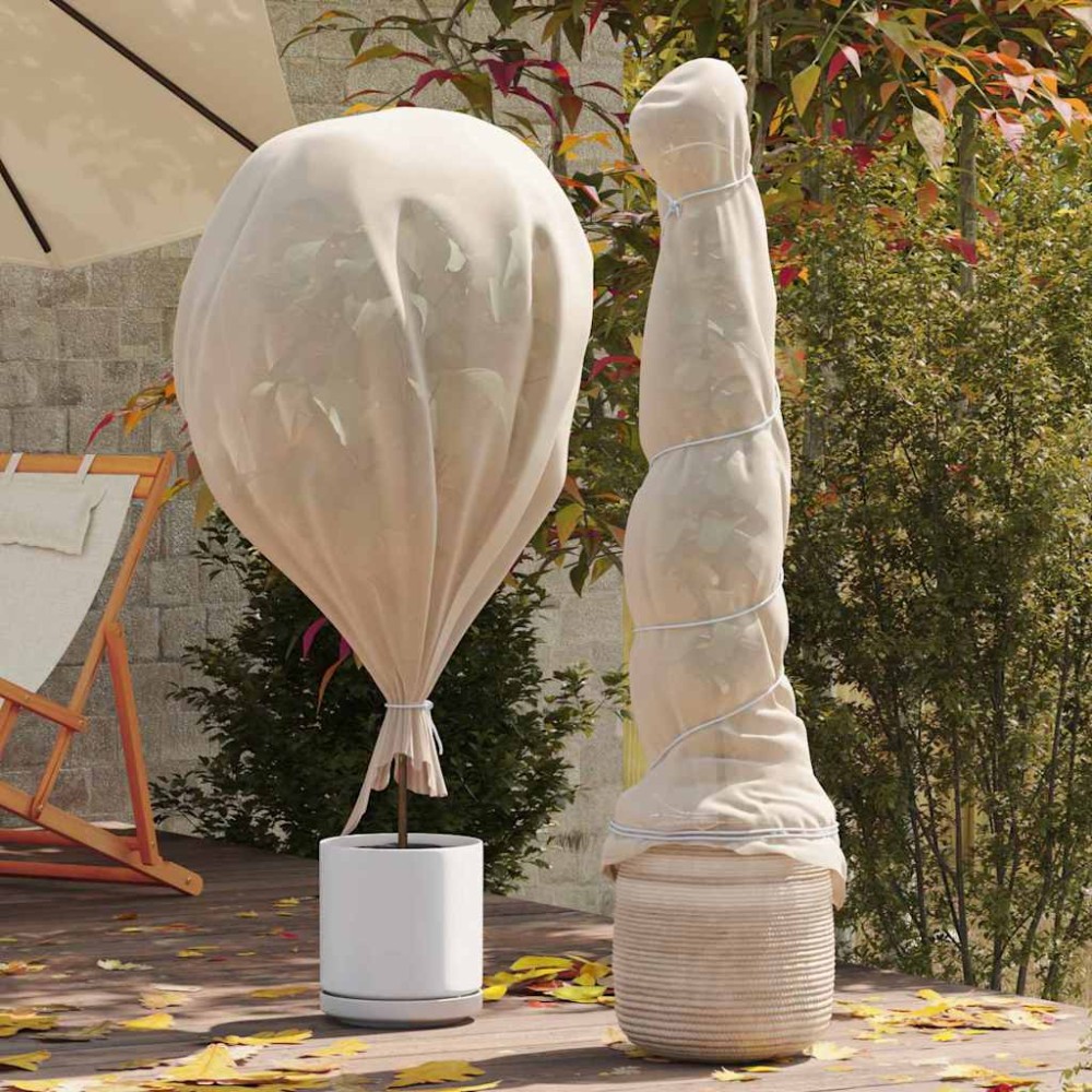 vidaXL Φλις Προστασίας Φυτού από Παγετό Μπεζ 100 x 3,2 μ