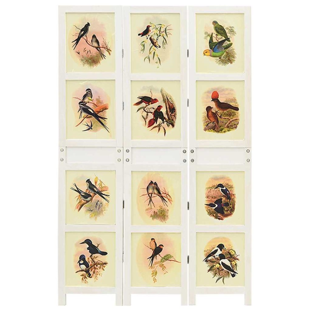 vidaXL Ρομδιβίδερ Πάνελ Λευκό 212 x 165 εκ. MDF