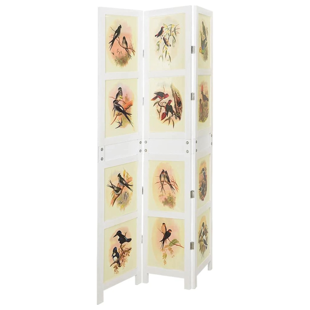 vidaXL Ρομδιβίδερ Πάνελ Λευκό 212 x 165 εκ. MDF