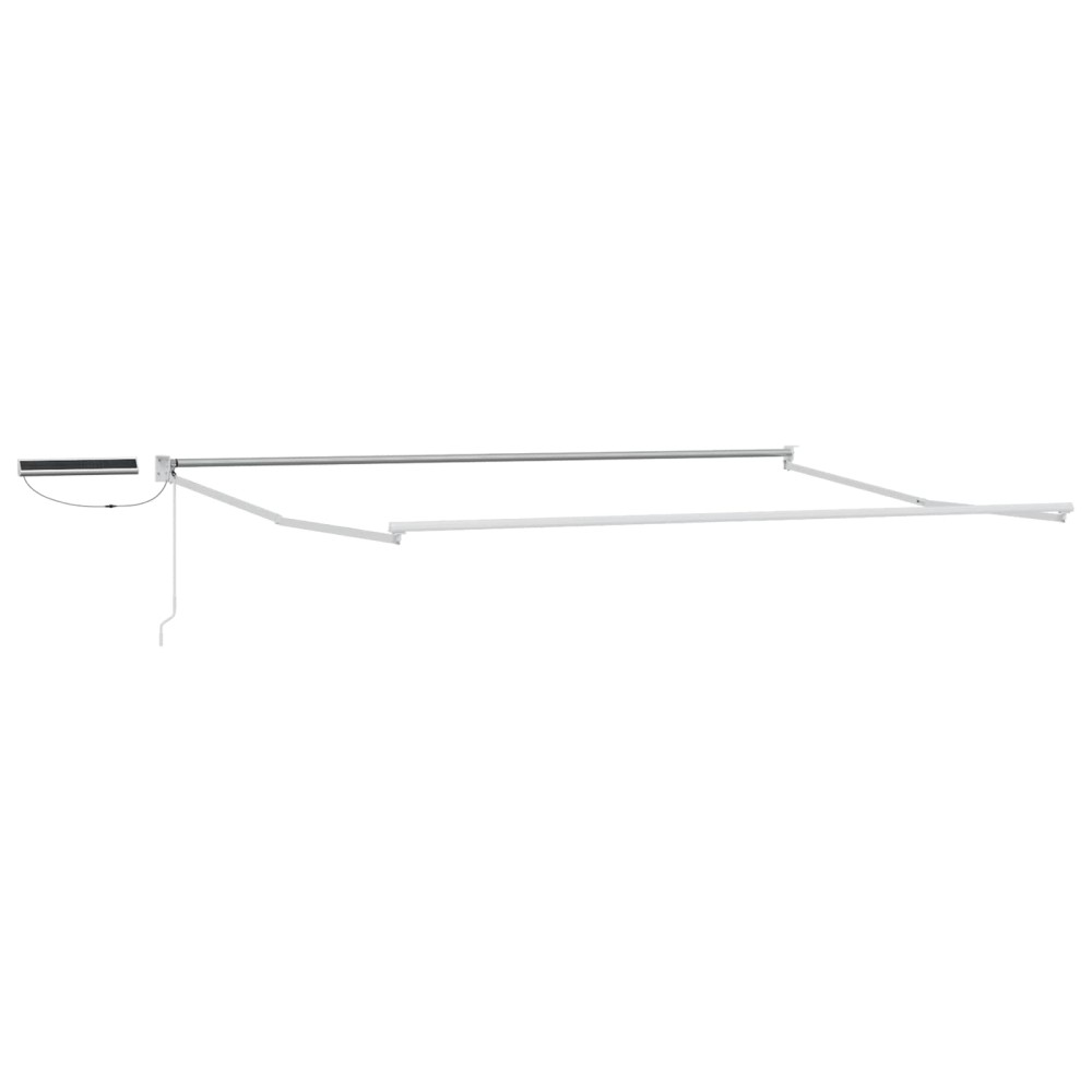 vidaXL Ηλεκτρικό Ανακλινόμενο Κάθισμα Λευκός 4 x 2 m Ατσάλι