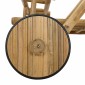 vidaXL Τρόλεϊ τσαγιού με ρόδες Φυσικό 79 x 67.5 x 84 εκ. Μπαμπού