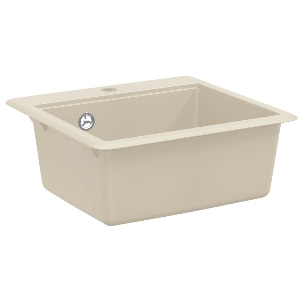 vidaXL Σιντρινο Μπεζ 470 x 440 mm Γρανίτης