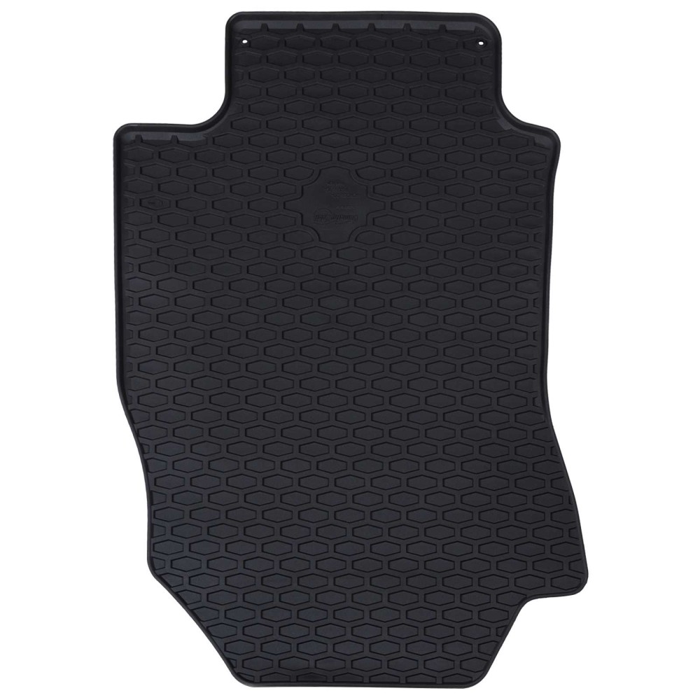 vidaXL Πατάκι αυτοκινήτου 4 pcs Μαύρο Λάστιχο