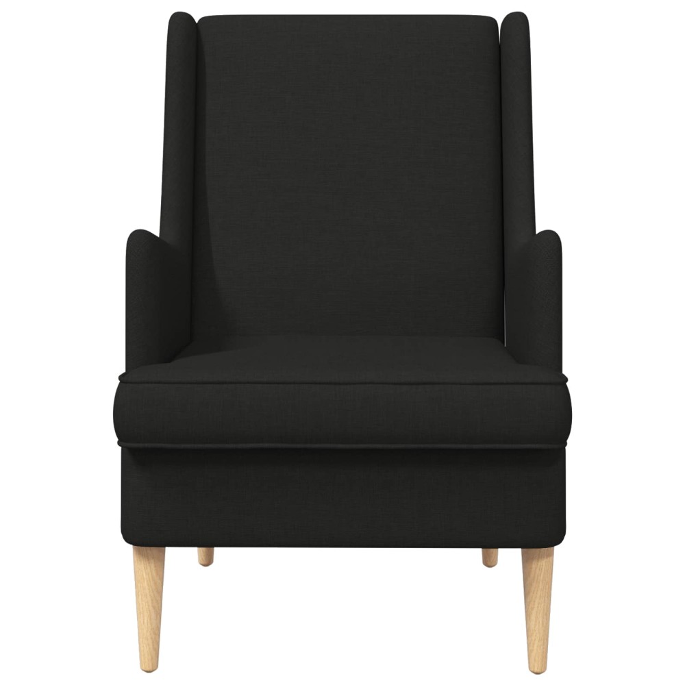 vidaXL Πολυθρόνα Μαύρο ύφασμα