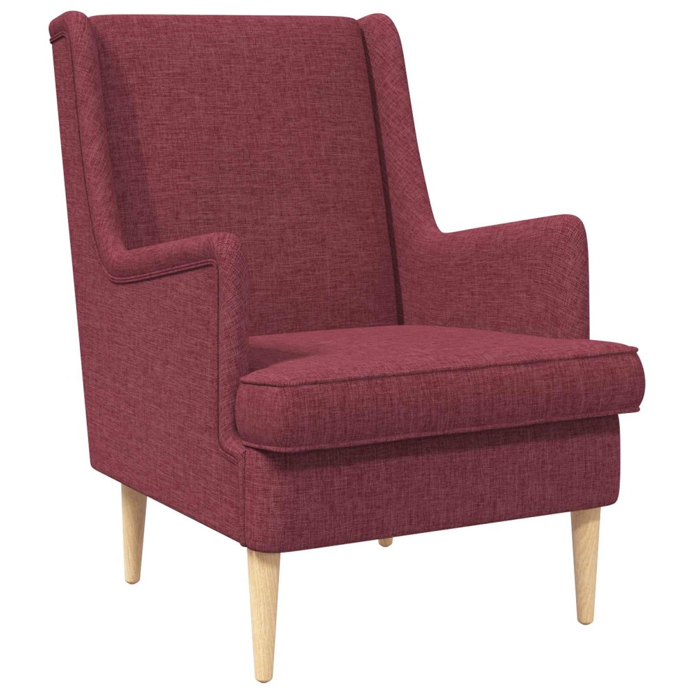 vidaXL Πολυθρόνα Κόκκινο ύφασμα