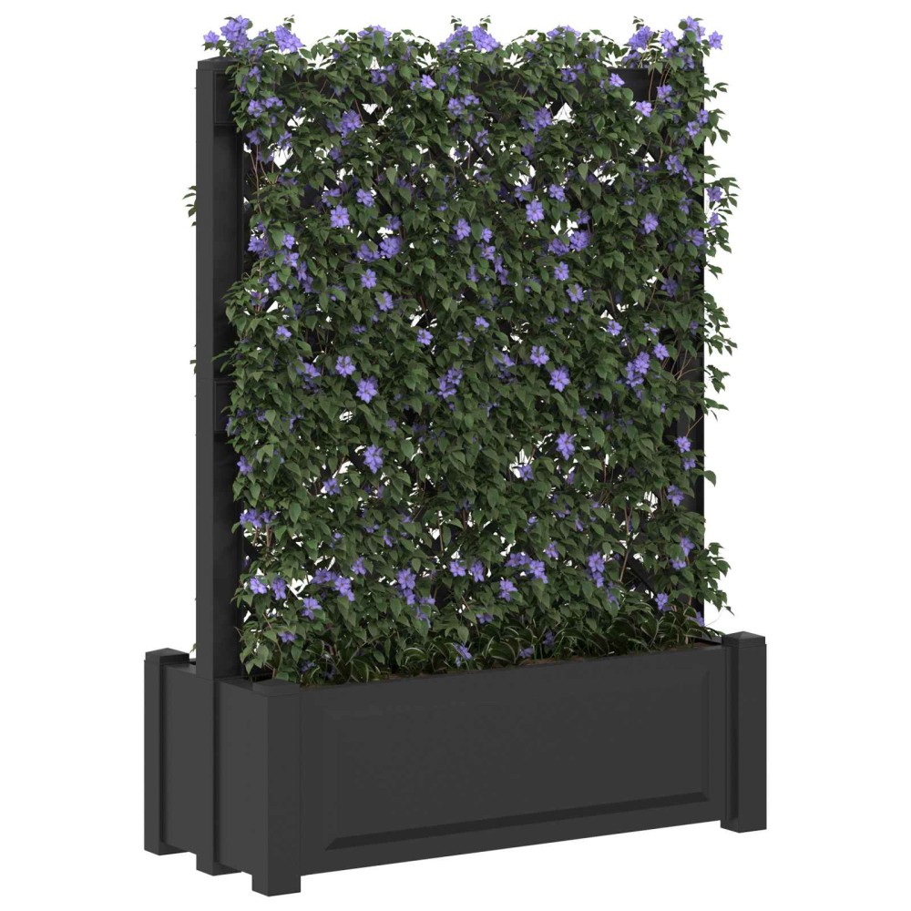 vidaXL Μεγάλη Γλάστρα με Δίχτυ Ανθρακί 99,5 x 43 x 133,5 PP
