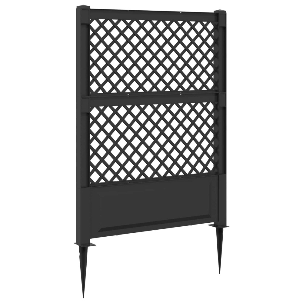 vidaXL Πλέγμα με Ακίδα Ανθρακί 99 x 6 x 165 εκ. PP