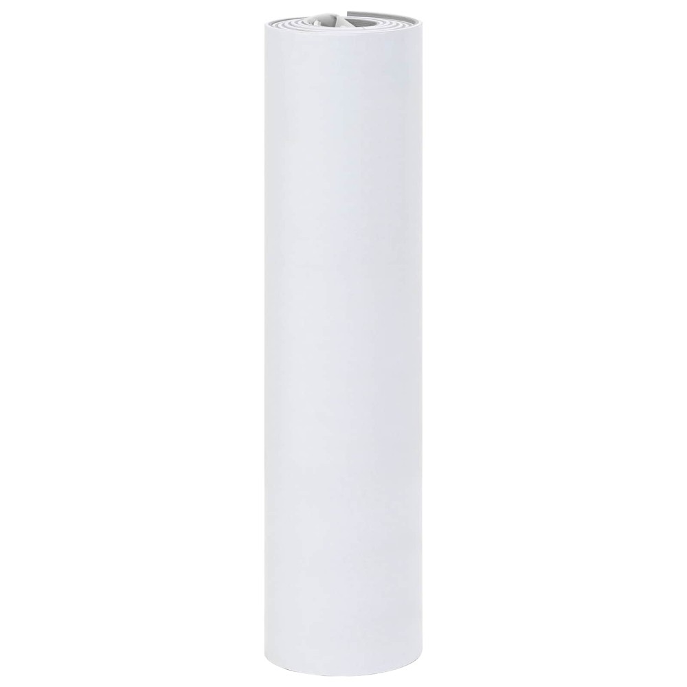 vidaXL Ματ Σκάφους Ριγέ Ανοιχτό Γκρι και Λευκό 240 x 60 cm EVA