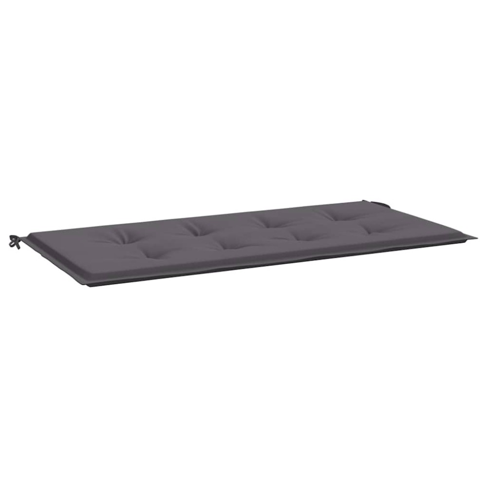 vidaXL Μαξιλάρι Πάγκου Κήπου Ανθρακί 120x50x3 εκ. Ύφασμα Oxford