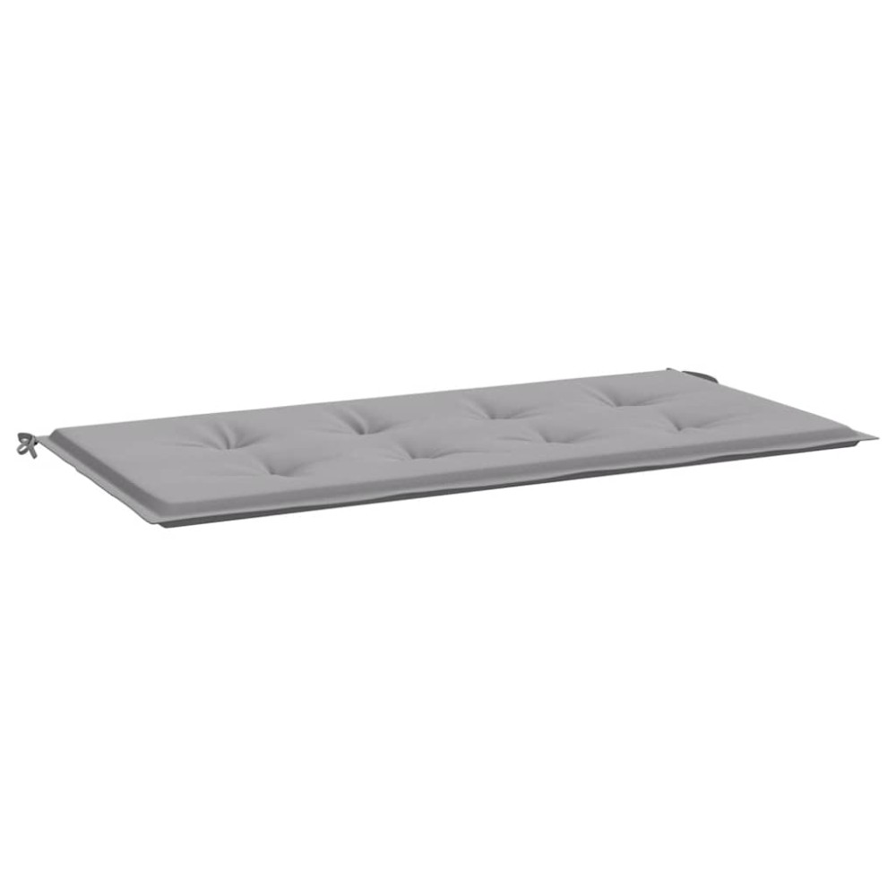 vidaXL Μαξιλάρι Πάγκου Κήπου Γκρι 120x50x3 εκ. Ύφασμα Oxford