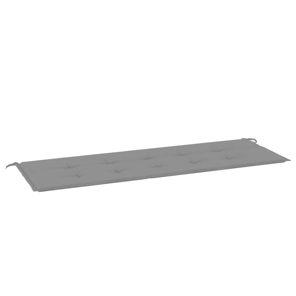 vidaXL Μαξιλάρι Πάγκου Κήπου Γκρι 150x50x3 εκ. Ύφασμα Oxford