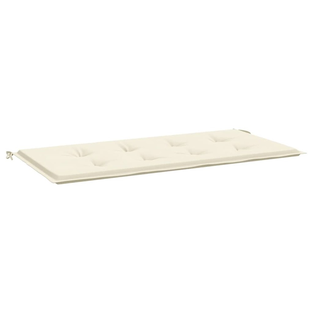 vidaXL Μαξιλάρι Πάγκου Κήπου Κρεμ 100x50x3 εκ. Ύφασμα Oxford