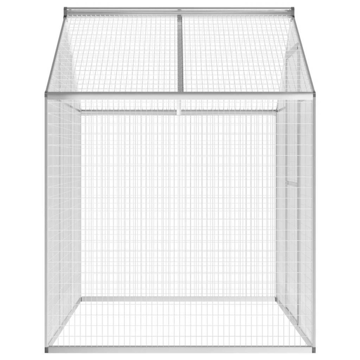 vidaXL Κλουβί Πτηνών Εξωτερικού Χώρου 178 x 122 x 194 εκ. Αλουμινίου