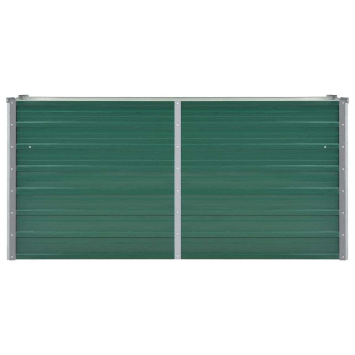 vidaXL Ζαρντινιέρα Υπερυψωμένη Πράσινη 160x40x77 εκ. Γαλβαν. Χάλυβας