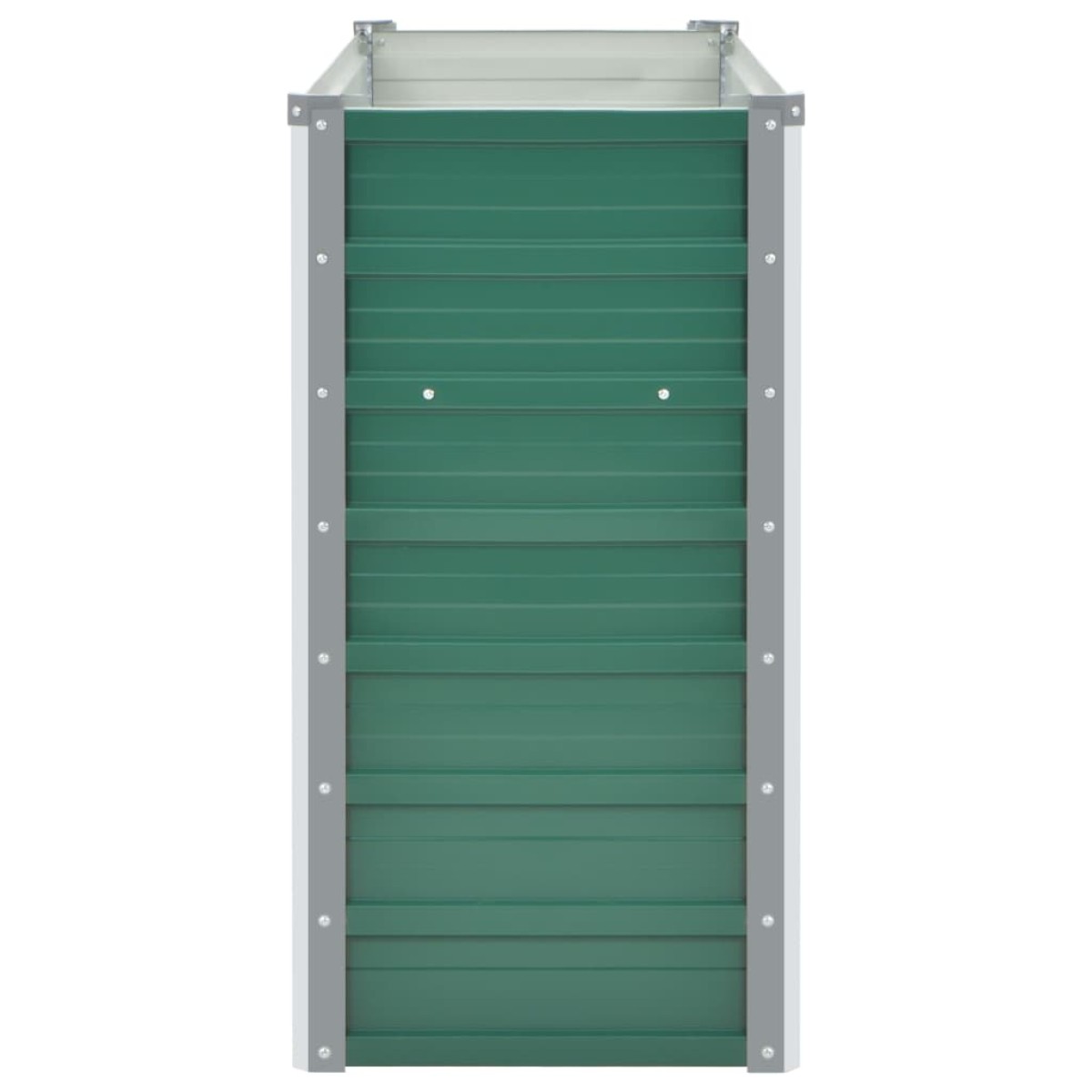 vidaXL Ζαρντινιέρα Υπερυψωμένη Πράσινη 160x40x77 εκ. Γαλβαν. Χάλυβας