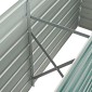 vidaXL Ζαρντινιέρα Υπερυψωμένη Πράσινη 160x40x77 εκ. Γαλβαν. Χάλυβας