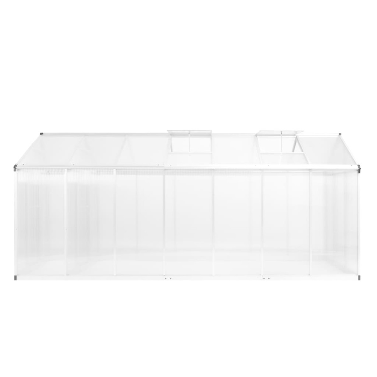 vidaXL Θερμοκήπιο 421 x 190 x 195 εκ. 15,6 μ³ Αλουμινίου