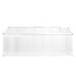 vidaXL Θερμοκήπιο 421 x 190 x 195 εκ. 15,6 μ³ Αλουμινίου