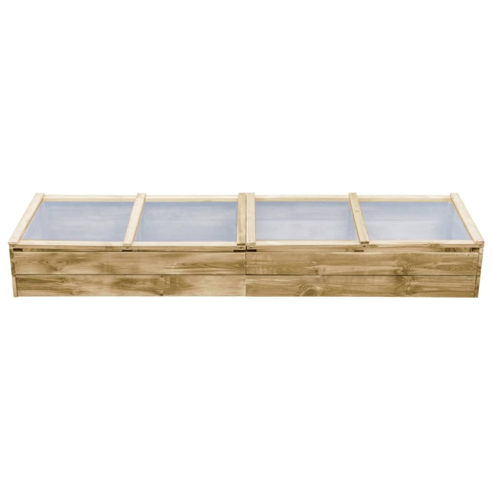 vidaXL Θερμοκήπιο - Σπορείο 200 x 50 x 35 εκ. Εμποτισμένο Ξύλο Πεύκου