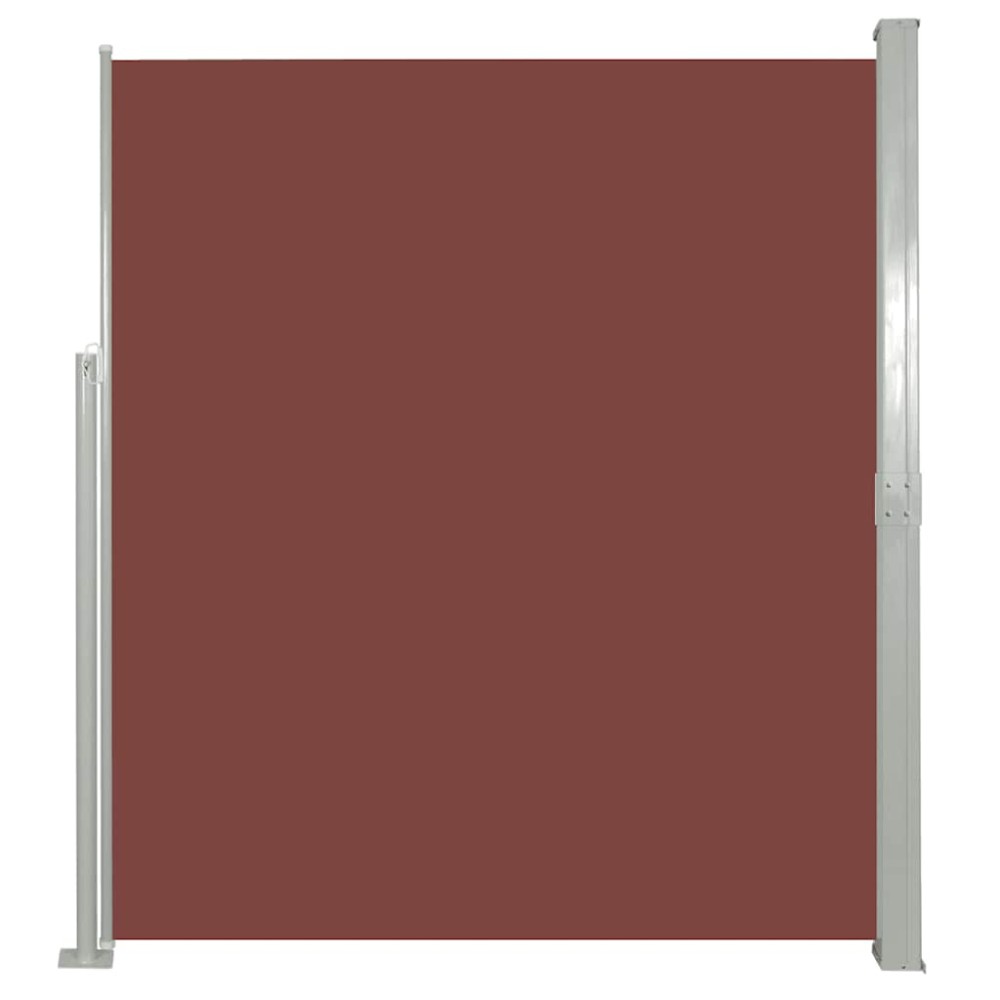 vidaXL Σκίαστρο Πλαϊνό Συρόμενο Καφέ 160 x 500 εκ.