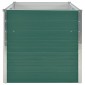 vidaXL Ζαρντινιέρα Ψηλή Πράσινη 160x80x77 εκ. Γαλβανισμένος Χάλυβας