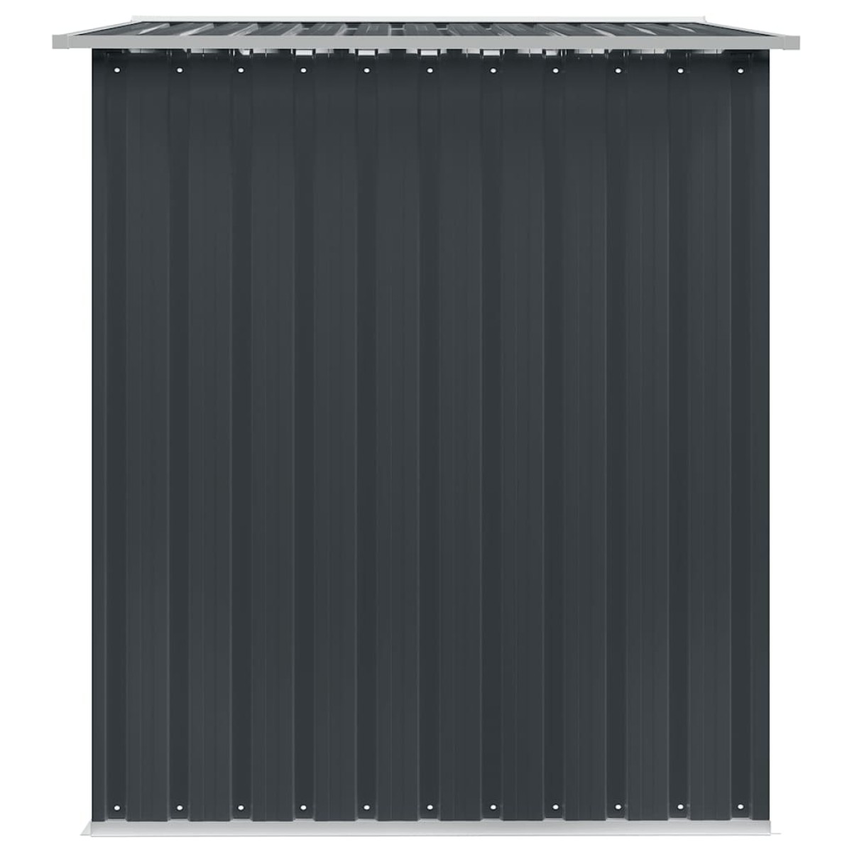 vidaXL Αποθήκη Κήπου Ανθρακί 257 x 205 x 178 εκ. Ατσάλινη