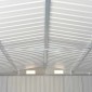 vidaXL Αποθήκη Κήπου Γκρι 257 x 779 x 181 εκ. από Γαλβανισμένο Ατσάλι