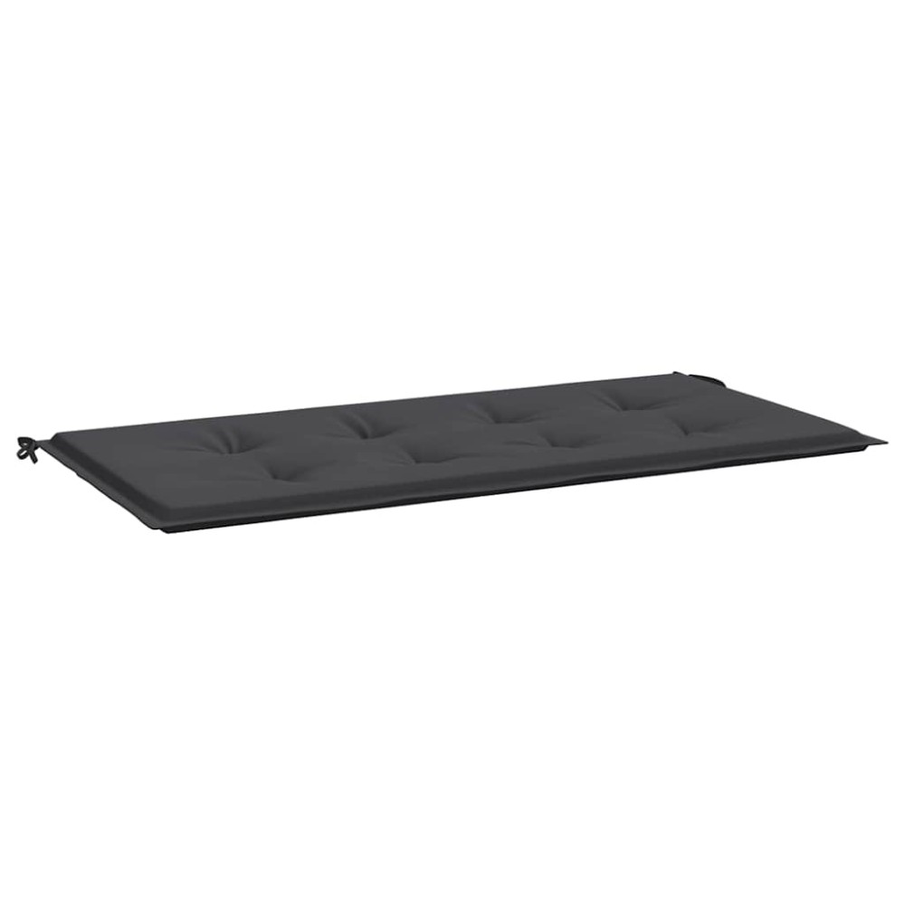 vidaXL Μαξιλάρι Πάγκου Κήπου Μαύρο 120x50x3 εκ. Ύφασμα Oxford