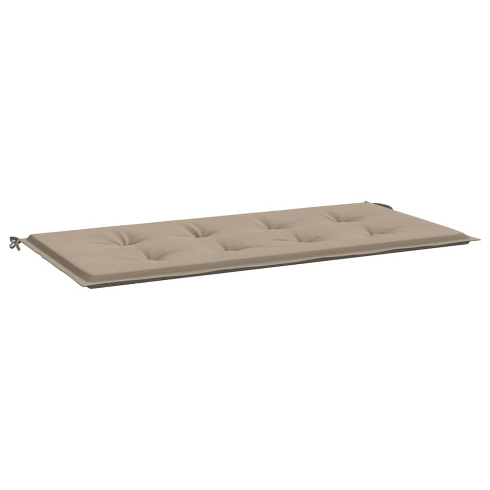 vidaXL Μαξιλάρι Πάγκου Κήπου Taupe 100x50x3 εκ. Ύφασμα Oxford