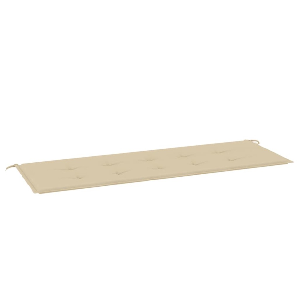vidaXL Μαξιλάρι Πάγκου Κήπου Μπεζ 150x50x3 εκ. Ύφασμα Oxford