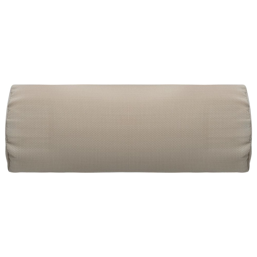 vidaXL Προσκέφαλο Σεζλόνγκ Taupe 40 x 7,5 x 15 εκ. από Textilene