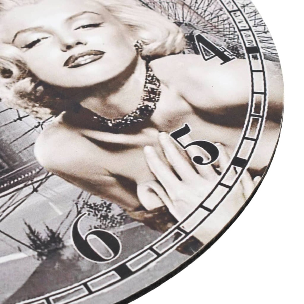 vidaXL Ρολόι Τοίχου Vintage Marilyn Monroe 30 εκ.