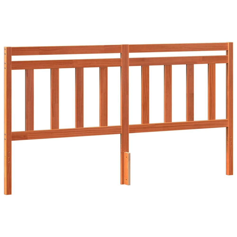 vidaXL Κεφαλάρι με κεφαλάρι Κερωτό καφέ 185,5 x 100 cm