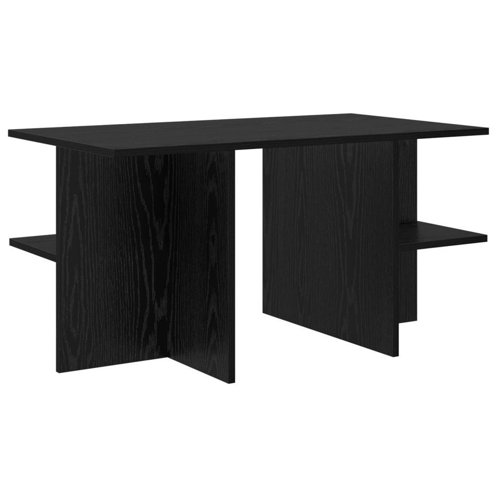 vidaXL Τραπεζάκι σαλονιού Μαύρη Δρυς 87 x 50 x 45 εκ