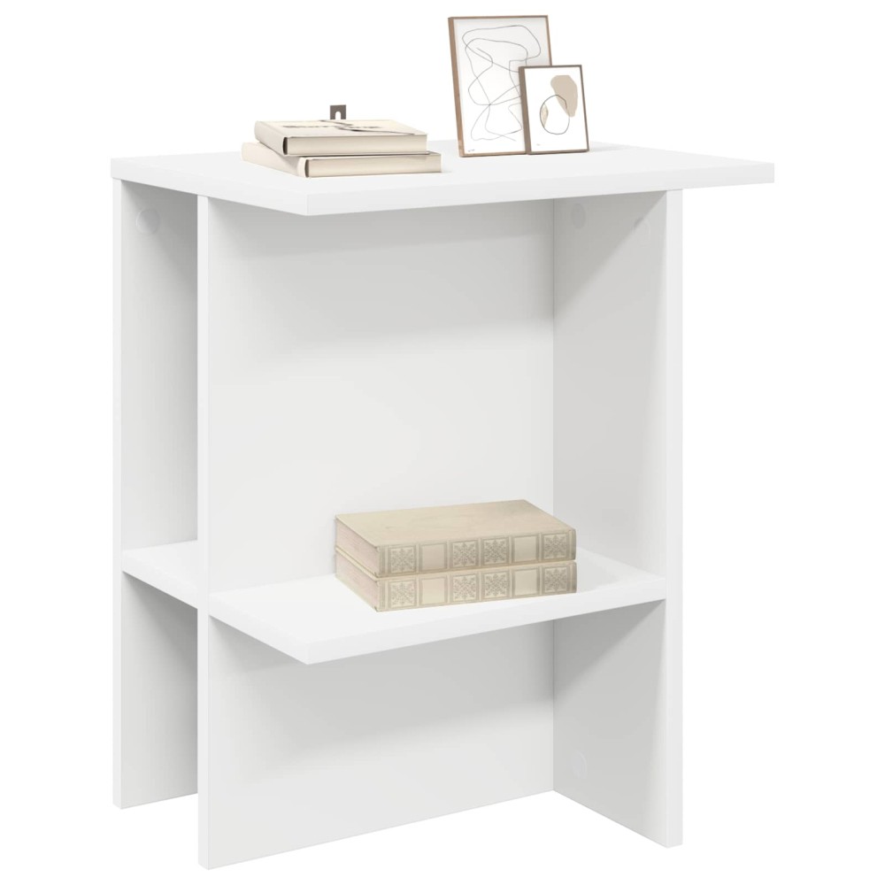 vidaXL Τραπεζάκι σαλονιού 2 pcs Λευκό 40 x 30 x 49 εκ.