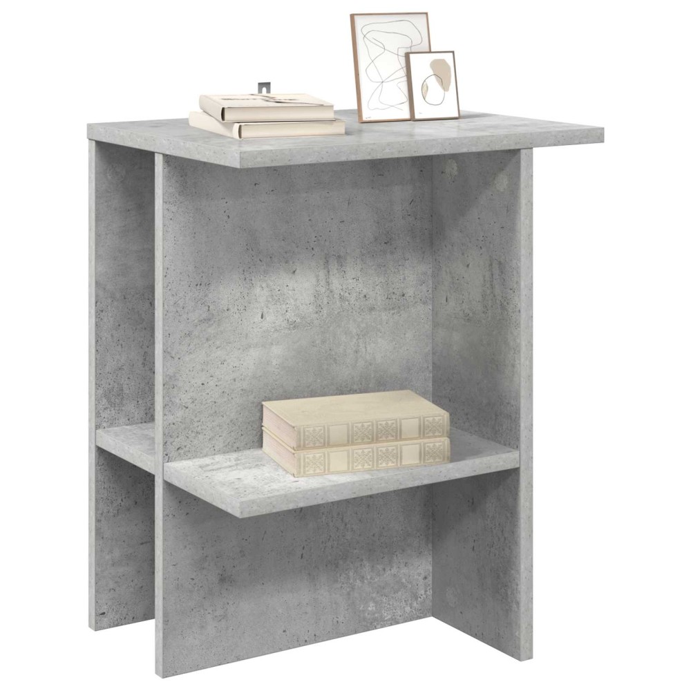 vidaXL Τραπεζάκι σαλονιού 2 pcs Γκρι Σκυροδέματος 40 x 30 x 49 εκ.