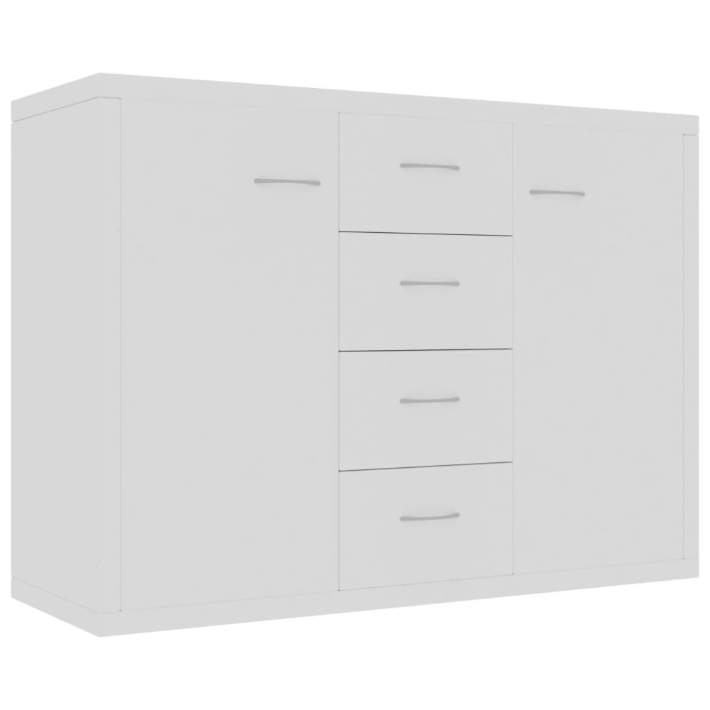 vidaXL Μπουφές Λευκός 88 x 30 x 65 εκ. από Επεξ. Ξύλο