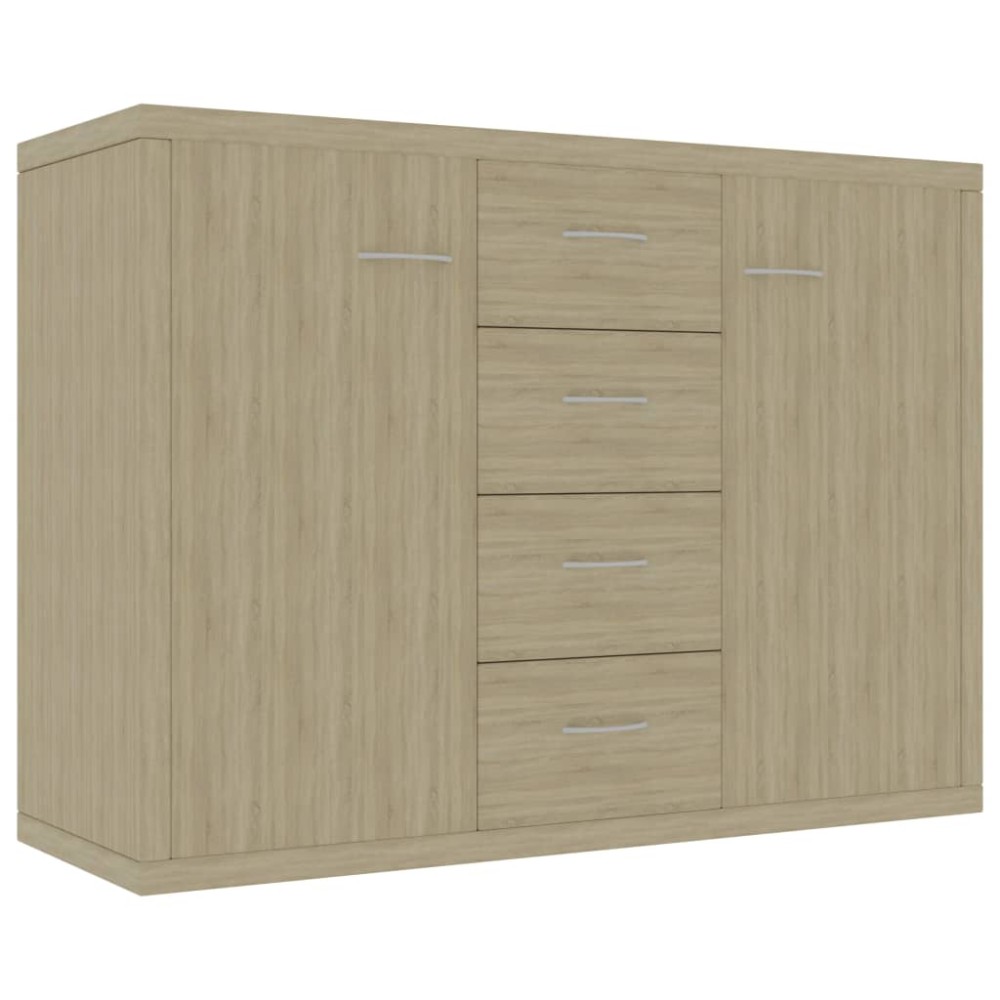 vidaXL Μπουφές Sonoma Δρυς 88 x 30 x 65 εκ. από Επεξ. Ξύλο