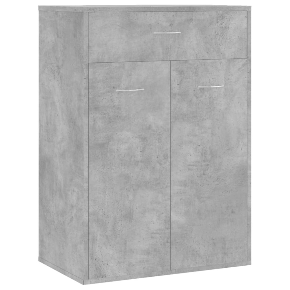 vidaXL Παπουτσοθήκη Γκρι Σκυροδέματος 60 x 35 x 84 εκ. από Επεξ. Ξύλο