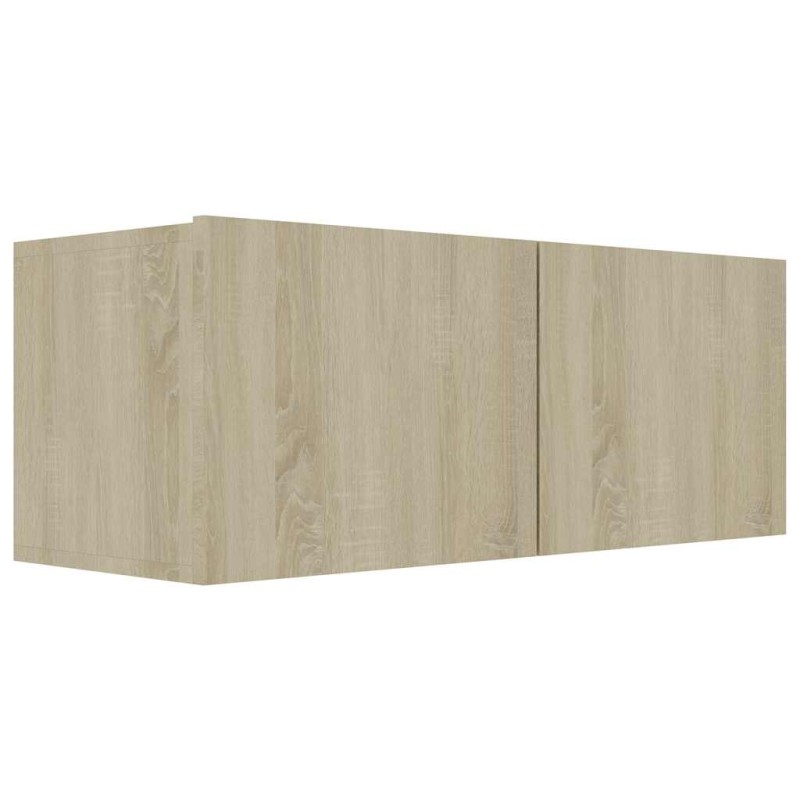 vidaXL Έπιπλο Τηλεόρασης Sonoma Δρυς 80 x 30 x 30 εκ. από Επεξ. Ξύλο