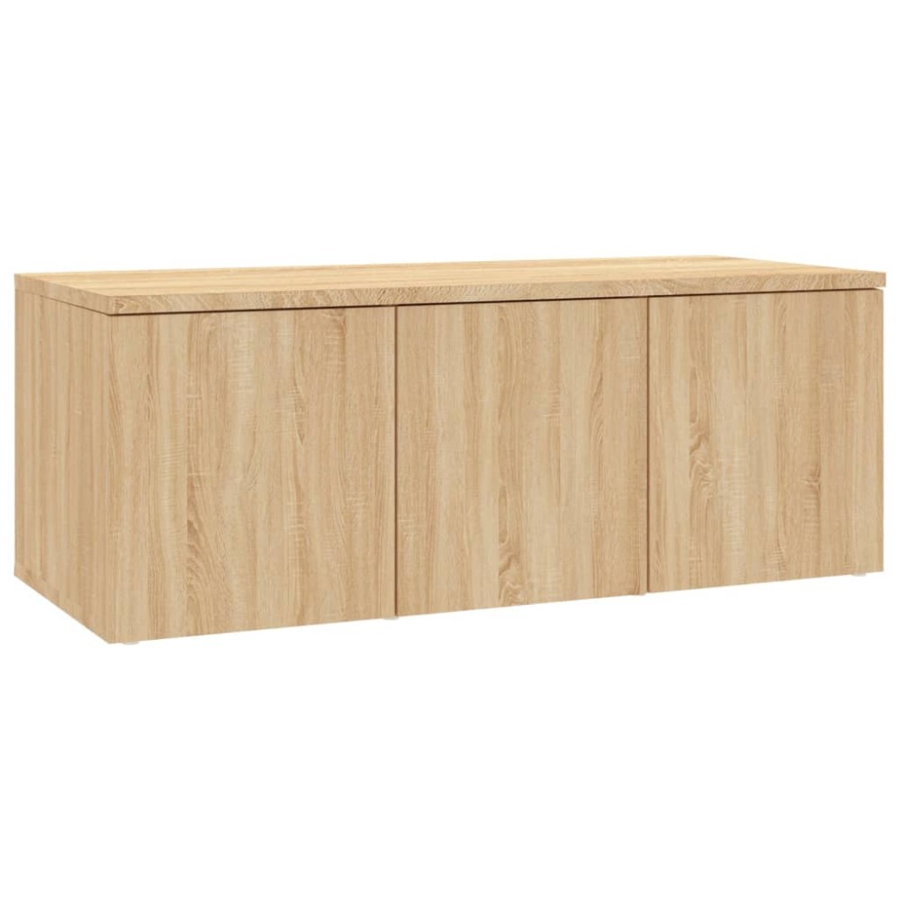 vidaXL Έπιπλο Τηλεόρασης Sonoma Δρυς 80 x 34 x 30 εκ. από Επεξ. Ξύλο