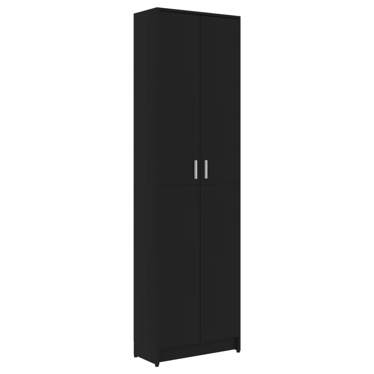 vidaXL Ντουλάπα Διαδρόμου Μαύρη 55 x 25 x 189 εκ. από Μοριοσανίδα