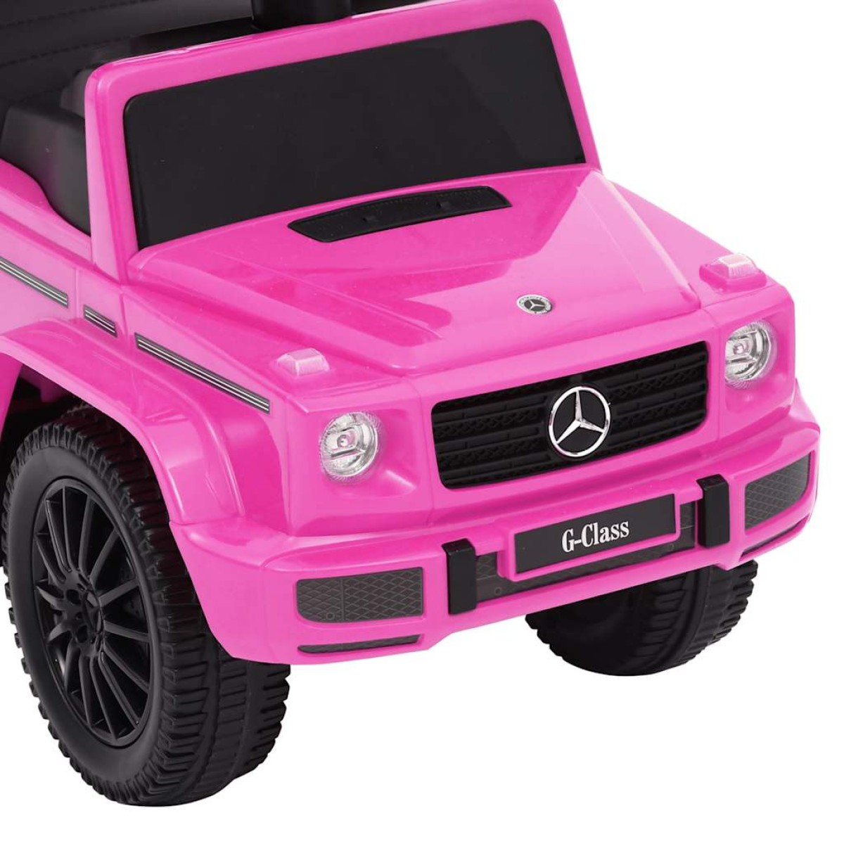 vidaXL Περπατούρα Αυτοκίνητο με Λαβή Mercedes-Benz G63 Ροζ