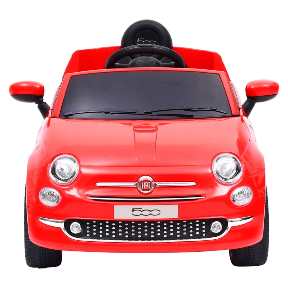 vidaXL Παιδικό Αυτοκίνητο Ηλεκτρικό Fiat 500 Κόκκινο
