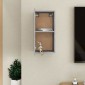 vidaXL Έπιπλο Τηλεόρασης Γκρι Σκυροδ. 30,5 x 30 x 60 εκ. Μοριοσανίδα