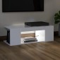 vidaXL Έπιπλο Τηλεόρασης με LED Λευκό 90x39x30 εκ.