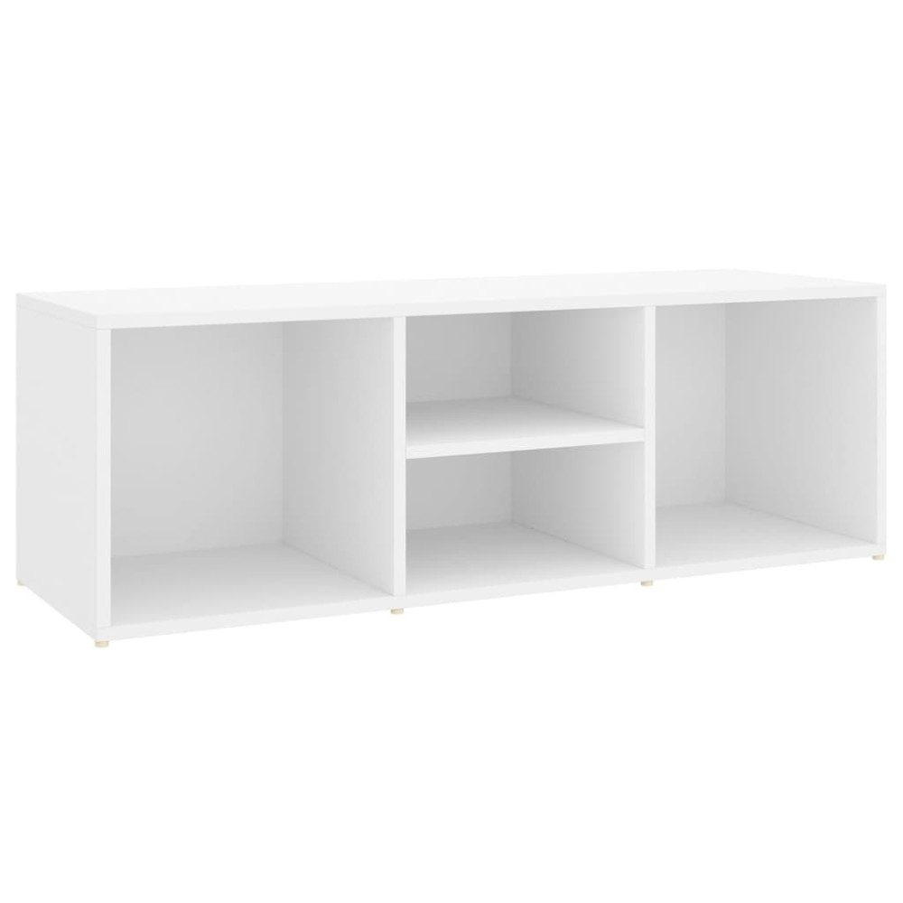 vidaXL Πάγκος Αποθήκευσης Παπουτσιών Λευκός 105x35x35 εκ. Επεξ. Ξύλο