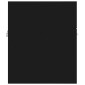 vidaXL Ντουλάπι Νιπτήρα Μαύρο 41 x 38,5 x 46 εκ. από Μοριοσανίδα