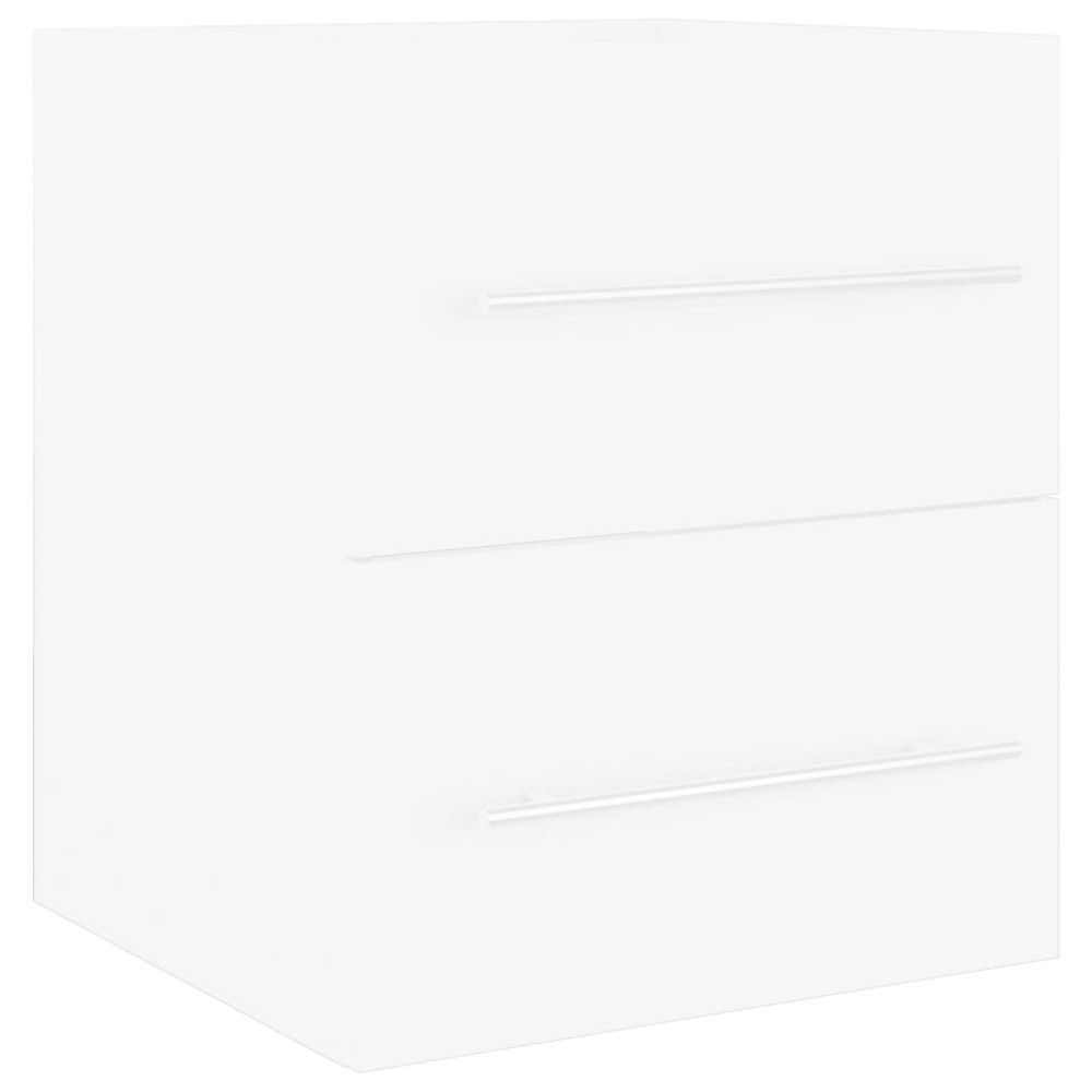 vidaXL Ντουλάπι Νιπτήρα Λευκό 41 x 38,5 x 48 εκ. από Μοριοσανίδα