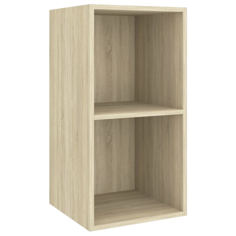 vidaXL Έπιπλο Τηλεόρασης Κρεμαστό Sonoma Δρυς 37x37x72 εκ. Επεξ. Ξύλο